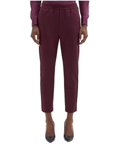 Зауженные полированные брюки, красный Theory