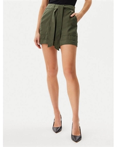 Шорты свободного кроя из ткани W5GD1R WG4C2, зеленый Guess