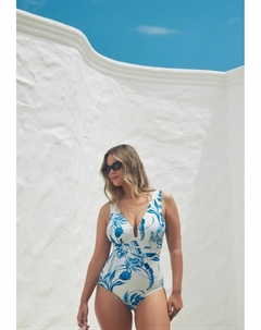 Купальный костюм SPOT PLUNGE, белый Next