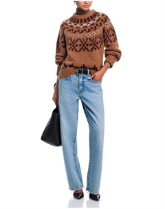 Свитер с круглым вырезом Fair Isle, мультиколор Frame