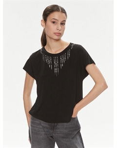 Блуза стандартного кроя, черный Liu jo