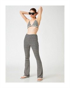 Испанские колготки в полоску, черный Koton