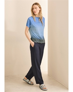 Футболка с принтом, синий Cecil