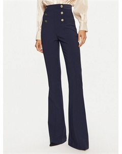 Брюки прямого кроя, синий Elisabetta franchi