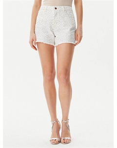 Шорты из ткани обычного кроя W5GD74D5N91, синий Guess