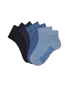 Носки, цвет Navy/Royal blue/Light blue/Black Bench