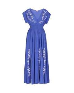 Летнее платье, королевский синий Izia