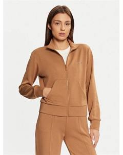 Толстовка обычного кроя V5RQ17 KCOB2, коричневый Guess