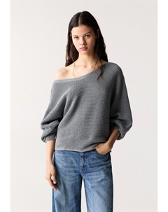 Джемпер ASYMMETRIC , сине-серый Pull & bear