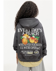Толстовка PEACH, темно-серый Pull & bear