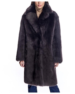 Дубленка с воротником-стойкой, коричневый Maximilian