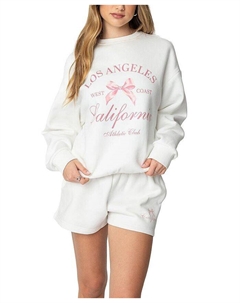 Толстовка с бантом Cali, белый Edikted