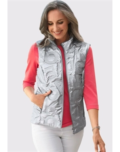 Жилет женский, серебристый Goldner