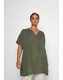 Блузка Kcami Puff, зеленый Kaffe curve