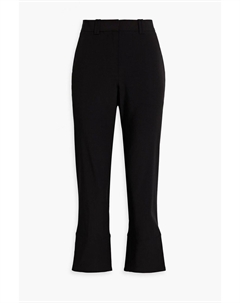 Укороченные брюки прямого кроя из смесовой шерсти, черный 3.1 phillip lim