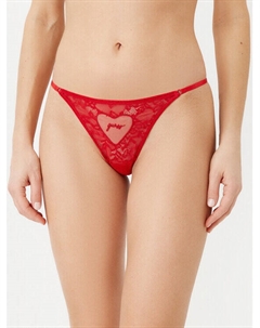 Бразильские женские трусы-брифы стандартный крой O5RE29 KBGT0, красный Guess