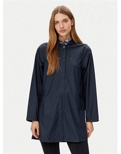 Куртка-Дождевик стандартного кроя Unisex 18370, синий Rains