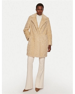 Шуба стандартного кроя 242TP2094, бежевый Twinset