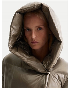 Свободный пуховик 409 0998 71287, коричневый Marc o'polo