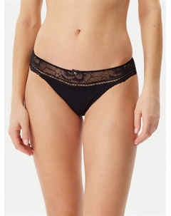 Классические женские трусы 31207, черный Selmark