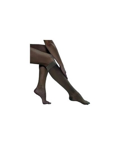 Черные короткие чулки XL Medilast