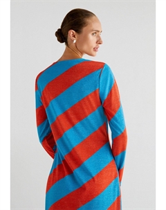 Платье из джерси STRIPES, оранжевый Scalpers