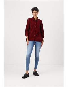 Блузка на пуговицах ONLCANBERRY MOXI SHIRT, темно-красный Only