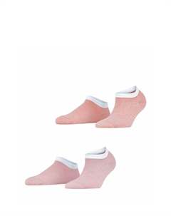 Носки ALLOVER STRIPE 2-PACK, темно-красный Esprit