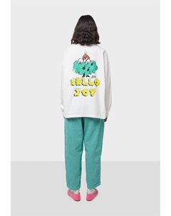 Топ с длинными рукавами HELLO JOY, белый Bobo choses