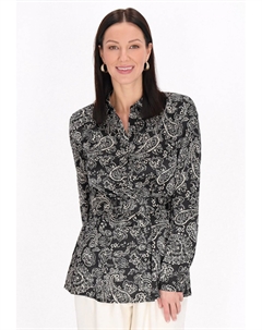 Блузка на пуговицах, черный Usha