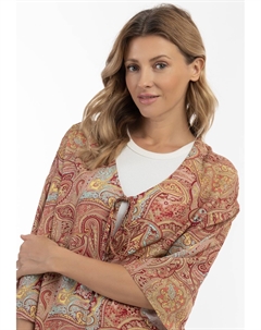 Летняя куртка KIMONO CARNEA, винно-красный Usha