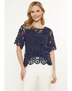 Футболка с принтом, темно-синий Usha