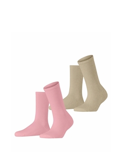 Носки BASIC 2-PACK, розовый Esprit