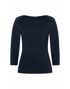 Топ с длинными рукавами WITH SLIT DETAIL, темно-синий More&more