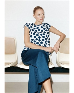 Блуза, темно-синий More&more