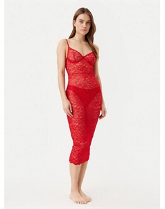 Коктейльное платье стандартный крой O5RK00 KBGT0, красный Guess