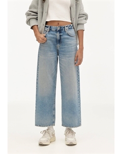 Джинсы прямого покроя, деним Pull & bear