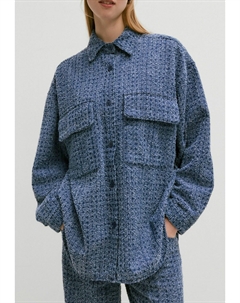 Блузка на пуговицах ANISHA, синий Edited