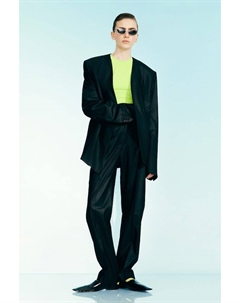 Футболка с плоскими швами, зеленый H&m