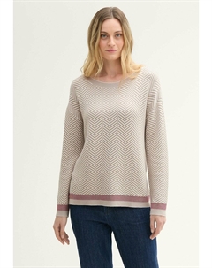 Джемпер MIT LENZING ECOVERO, бежевый Tom tailor