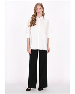 Блузка на пуговицах, белый Dreimaster