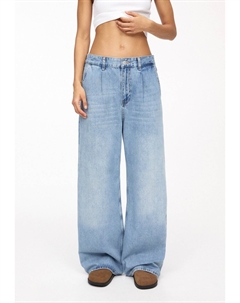 Джинсы прямого покроя, деним Pull & bear