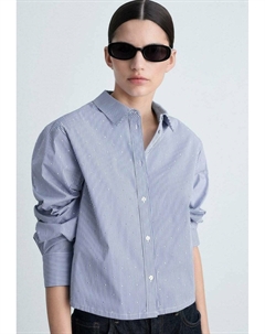 Блузка на пуговицах SPIGA, светло-голубой Mango