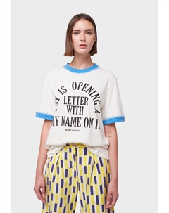 Футболка с принтом, слоновая кость Bobo choses