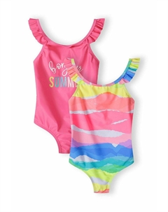 Купальный костюм 2 PACK, фуксия Minoti