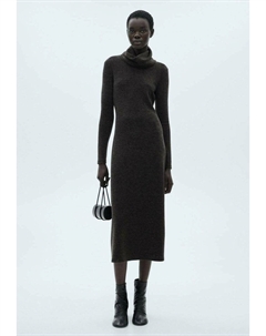 Платье-джемпер, серый Mango