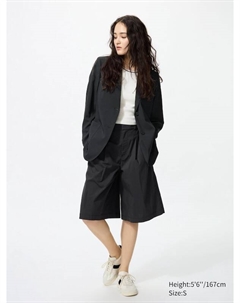Шорты-Бермуды Utility, черный Uniqlo