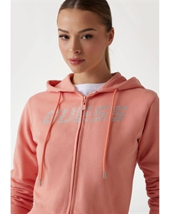Толстовка на молнии LOGO STRAS, оранжевый Guess