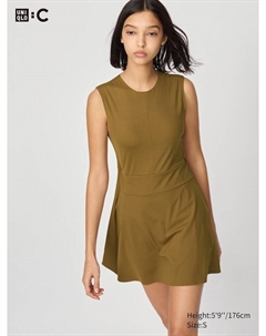 Платье для активного отдыха (без рукавов), коричневый Uniqlo