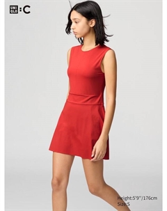 Платье для активного отдыха (без рукавов), красный Uniqlo